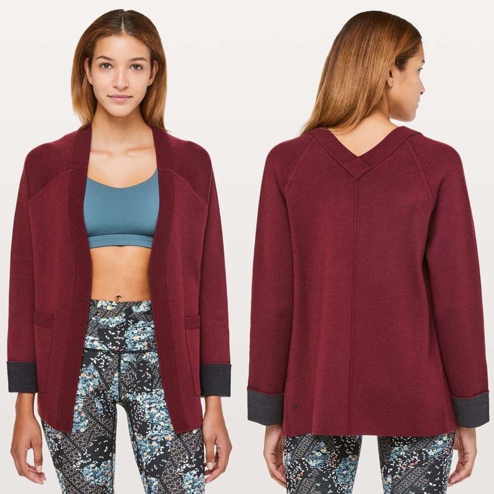 Lululemon Reverse Me Wrap Cardigan